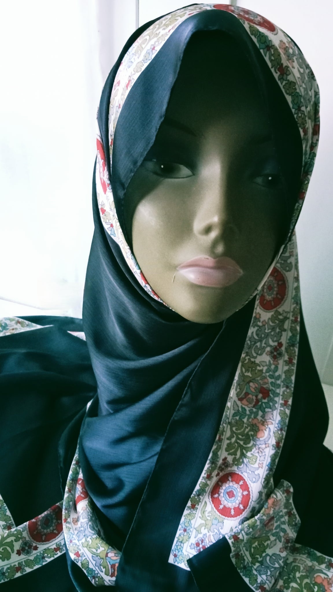 Foulard imprimé NOIR
