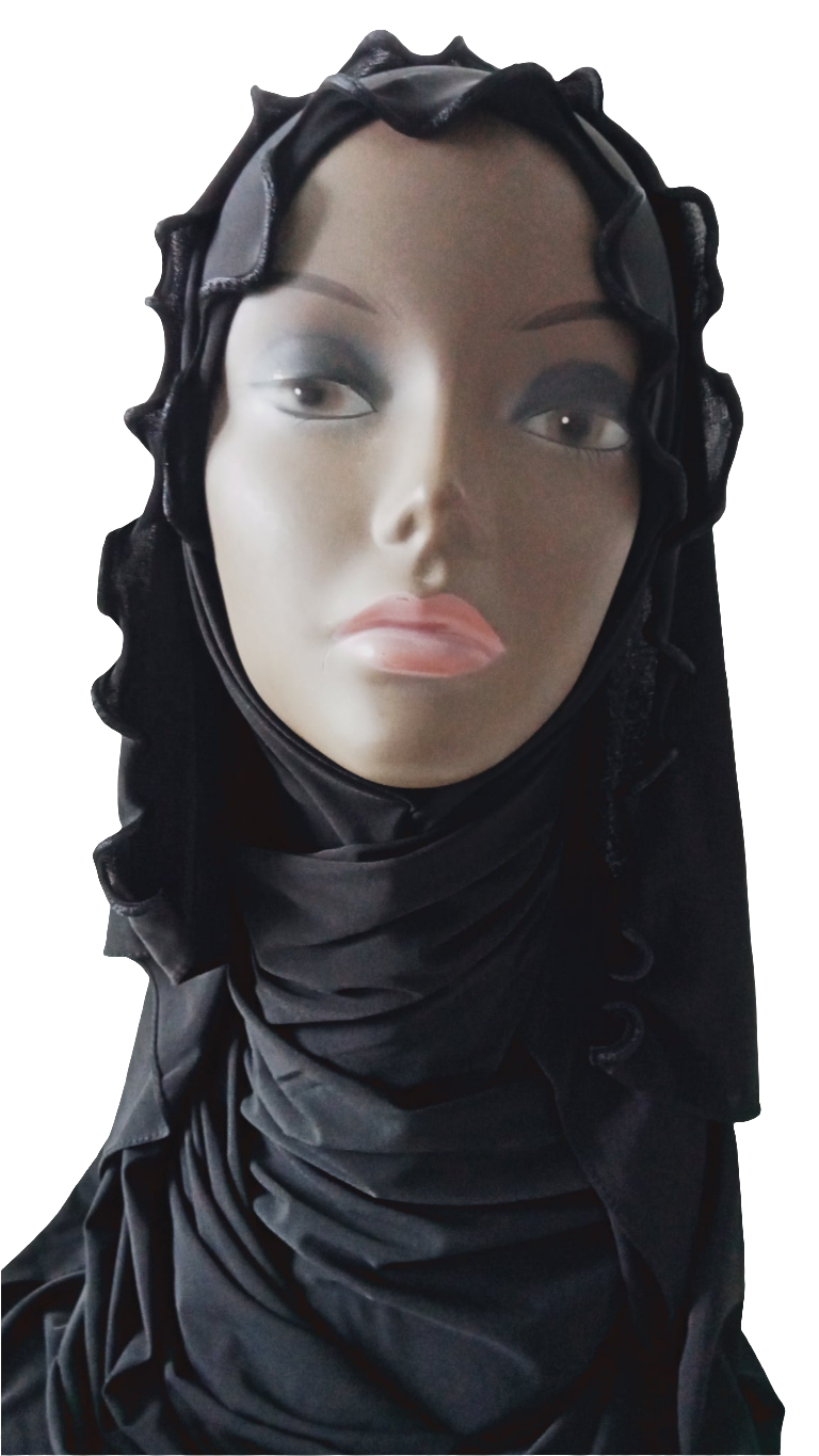 Foulards en JERSEY PREMUIM NOIR