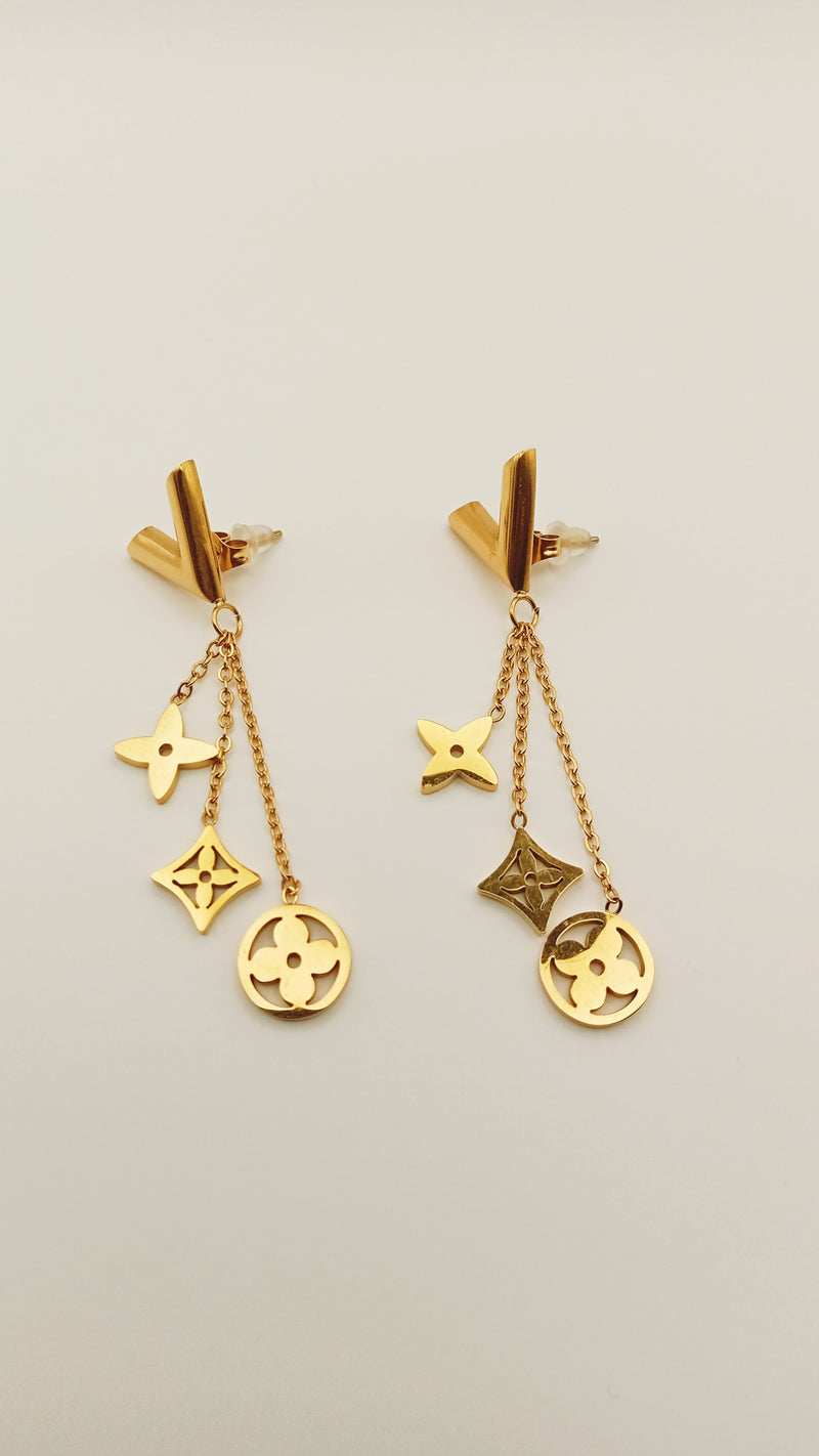 Boucles d oreilles LV