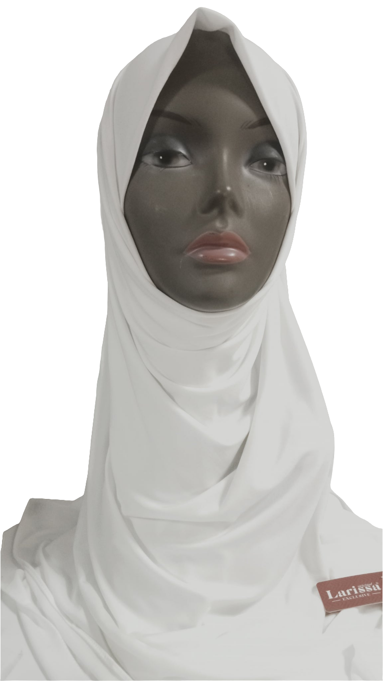 Foulards carres en JERSEY PREMUIM BLANC CASSE