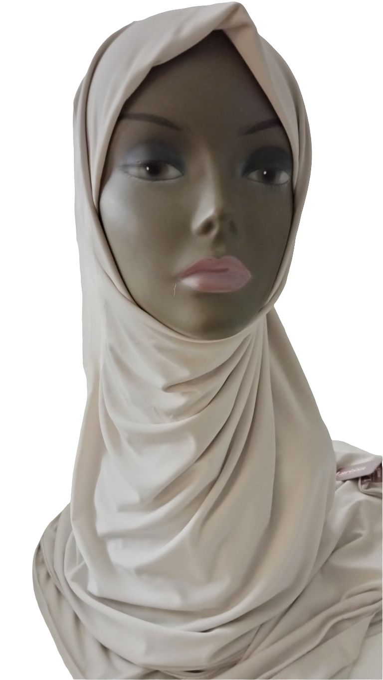 Foulards carres en JERSEY PREMUIM BEIGE