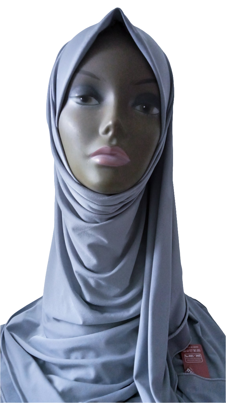 Foulards carres en JERSEY PREMUIM GRIS