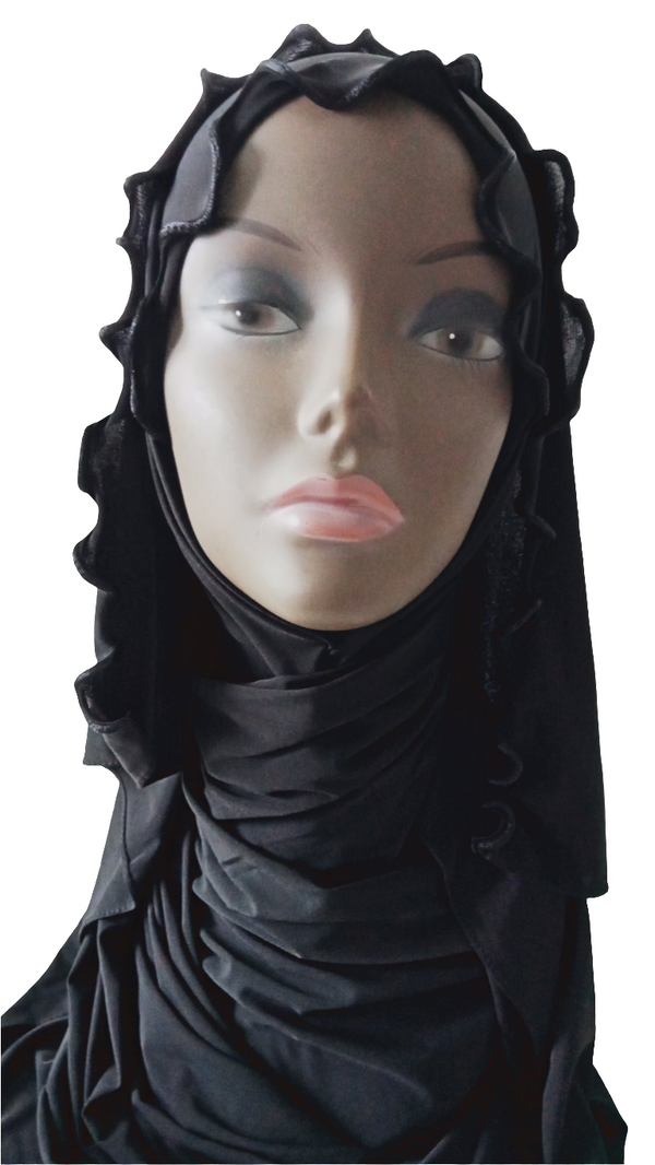 Foulards en JERSEY PREMUIM NOIR
