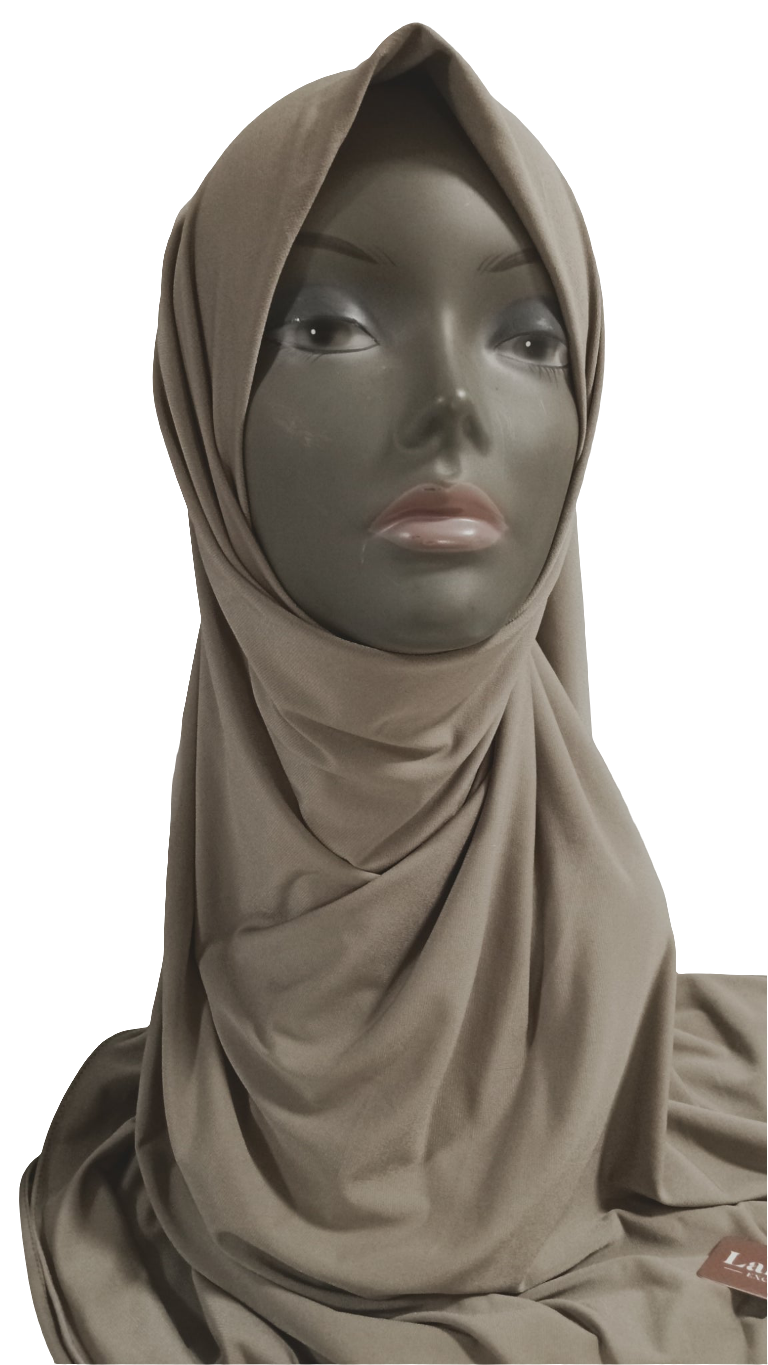 Foulards carres en JERSEY PREMUIM  TAUPE