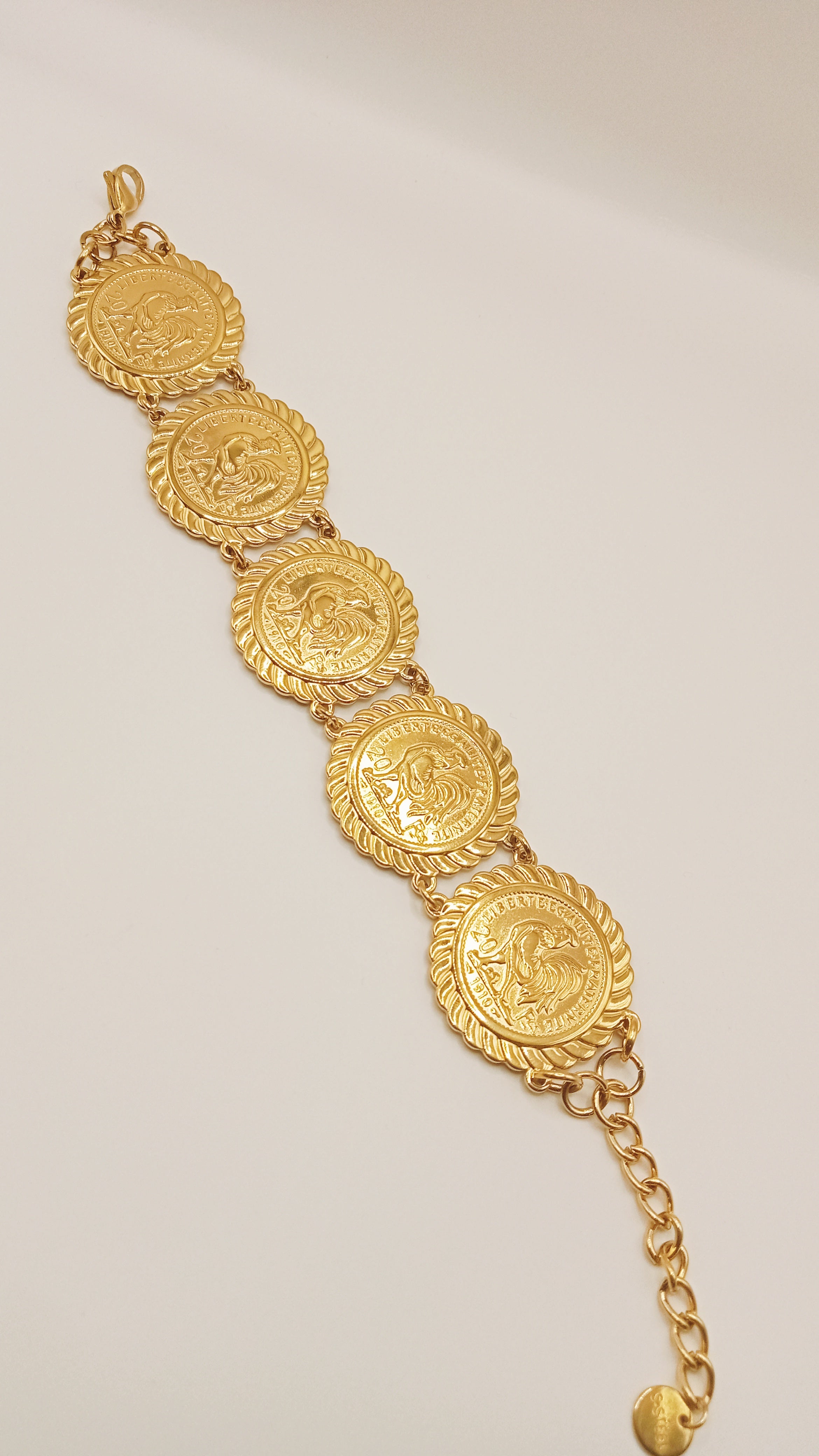 Bracelet Coq pièces