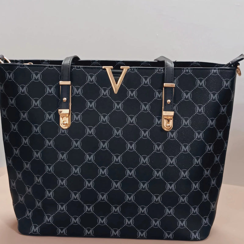 Sac moyen à bandeliere noir/gris