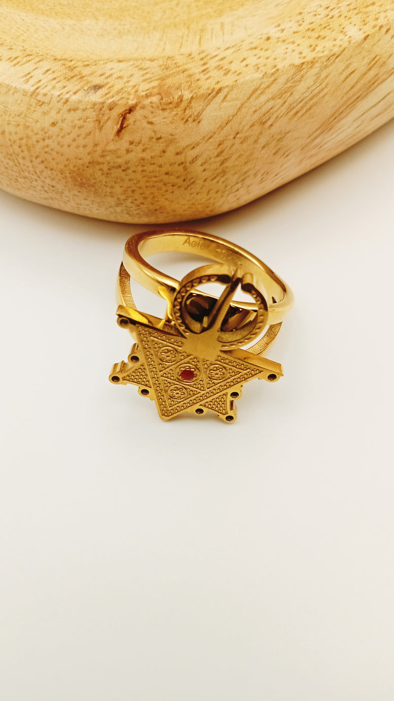 Bague TAZARZIT ROUGE
