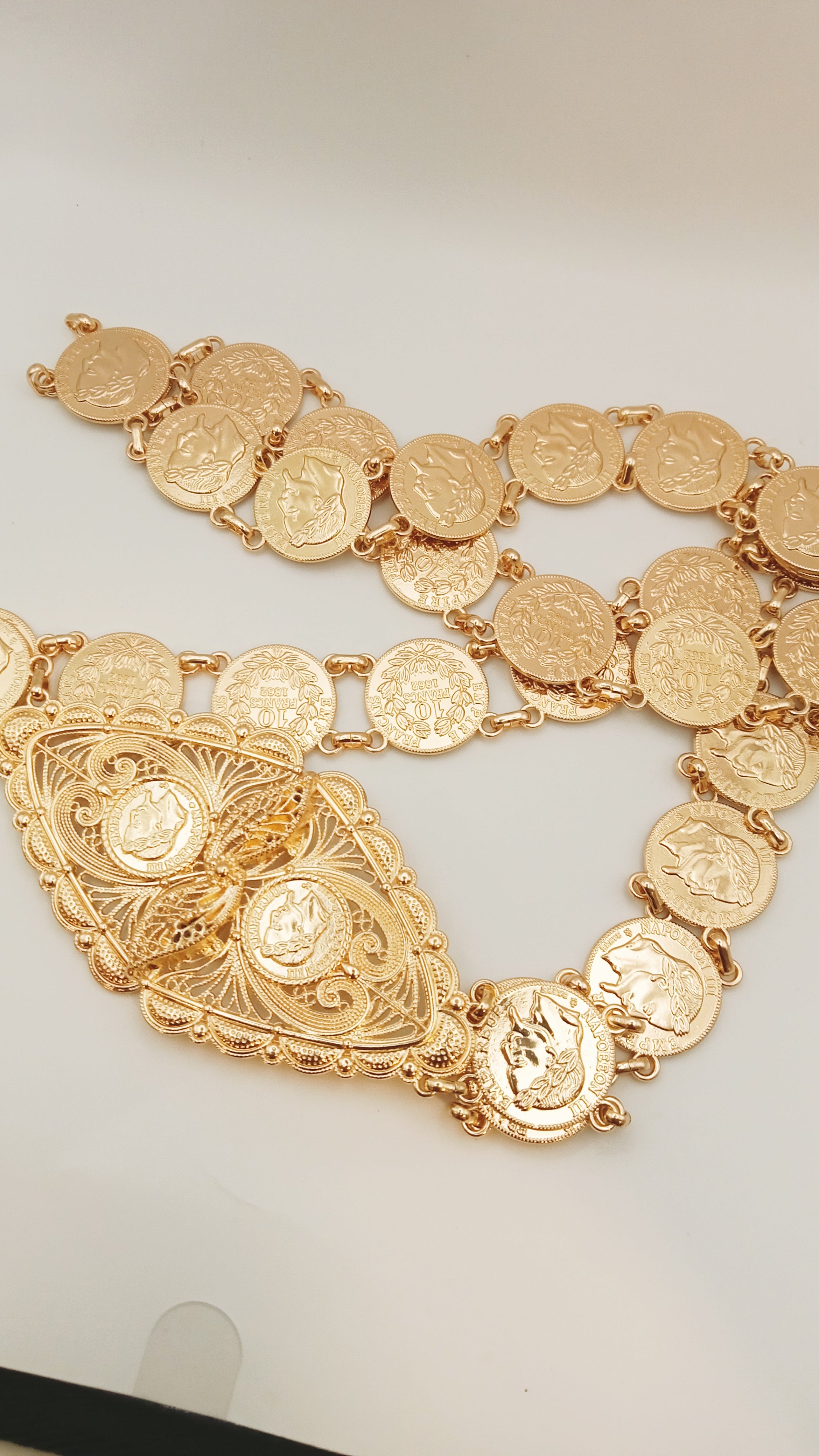 Ceinture LOUISE plaqué or