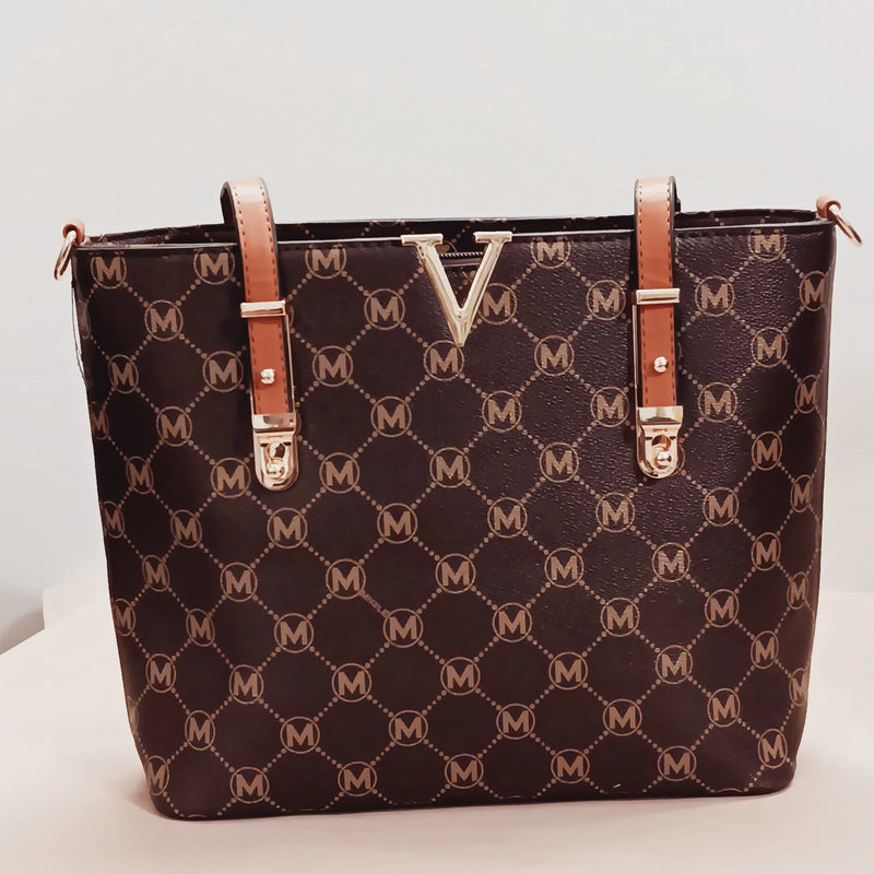 Sac moyen à bandelière marron chocolat