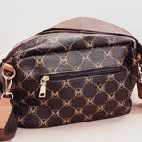 Sac à bandeliere marron chocolat