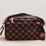 Sac à bandeliere marron chocolat